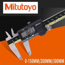 일본 Mitutoyo 디지털 켈리퍼 버니어 캘리퍼스 스테인리스 스틸 측정 도구 150mm 500-193-30 0-150mm 1개