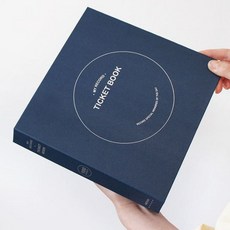 기록앨범 영화 공연 티켓앨범 영화티켓정리 영화기록 일기 다꾸 기록 다꾸용품, 네이비