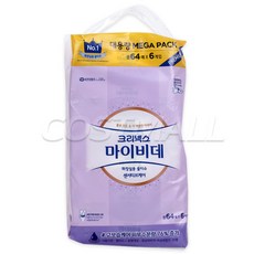 크리넥스 마이비데 센서티브케어(캡) 64매 x 6개 물티슈 코스트코