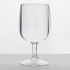 폴리카보네이트 PC컵 잘깨지지않는 업소용 가정용 캠핑용 선물용 국산 고블렛잔, 투명