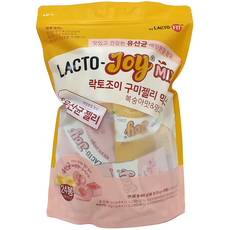 종근당건강 락토조이 구미젤리 믹스 복숭아맛 망고맛 25gX24봉