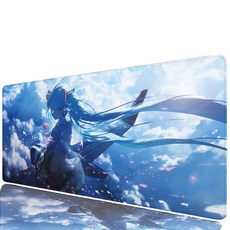 액세서리 게임 프라임 1 매트 XXL 데스크 개 패드 M 미쿠 하츠네 마우스, LockEdge400x600x2mm, z4, 1개