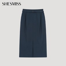 [쉬즈미스(SHESMISS)] [쉬즈미스] 벨티드 슬릿 미디 스커트_SWWSKO11020_NA