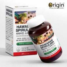 오리진 하와이안 스피루리나 500mg 300정, 1개