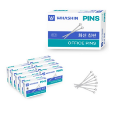 화신 침핀 실버, 190개입, 10개 200개입, 10개