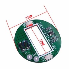 32135 1S 3A bms Lifepo4/ 철 인산염 배터리 보호 플레이트 3.65v 원통형 액세서리