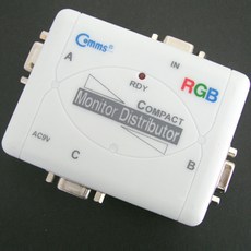 COMS 국산 VGA 1대3 분배기 동시화면 RGB 모니터 LC038, 본상품선택