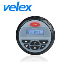 방수 블루투스 해양 디지털 미디어 스테레오 수신기 MP3 플레이어 AM FM 라디오 USB 보트 골프에서 음악 스트리밍, 한개옵션0