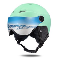 크로니 스노우보드 스키 고글 헬멧, 크로니 스키 헬멧 민트_M(53-58cm)
