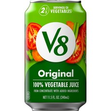 브이8 오리지널 베지터블 주스 캔, 340ml, 6개
