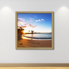 모래사장일러스트