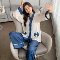 컬러무지잠옷긴팔세트