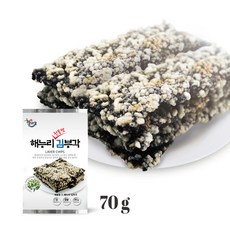 [해누리 김부각] 전통맛 수제 찹쌀김부각 6매*3봉 / 화사 김부각 바삭바삭 고소한맛 담백한맛, 70g* 3봉, 상세페이지 참조