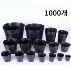 비닐화분 1000개 모종 분갈이 원예 ...