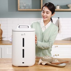 [위드웰] [클릭시10%쿠폰] 미락 진공쌀통 스퀘어 15kg 쌀보관통 쌀항아리 쌀독 쌀보관함