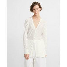142452 띠어리 Dolman 여자 가디건 스몰 화이트 Sag Harbor 린넨 Blend 스웨터 0305