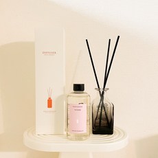 어느멋진날 디퓨저 작은정원향 사각250ml[사각공병+오일250ml+스틱10개]