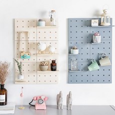 인테리어 무지주 부착식 벽걸이 선반 소형벽선반 벽선반DIY 못없는벽선반, 화이트