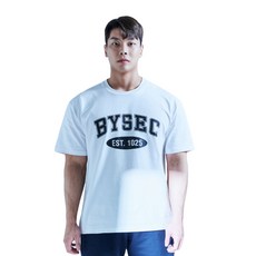 바이젝 BYSEC 코튼 시그니처로고 세미오버핏 반팔 티셔츠_4Color BY23SOCT02 697341