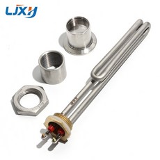 물 보일러 1 DN25 32mm AC110V 20V 380V 1 2 3 4 6KW를위한 LJXH 스테인리스 전기 발열체 부스터 튜브, 220V, 1KW180L DN25 201SS, 그림으로