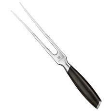 소재 단조 포크 나이프 에보니 손잡이 식기 피스, 1개, 1.Carving Fork