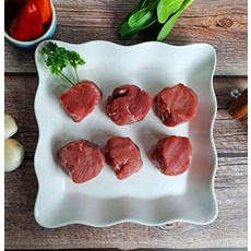 진코어 한돈 돼지안심 수비드 장조림 헬스고기 육전 500g, 1cm, 1cm