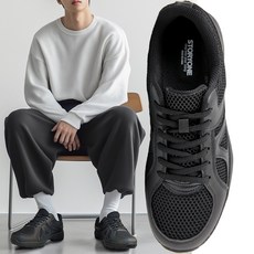 스토리원 남성 클래식 트레이너 블랙 스니커즈 ST-S25-003