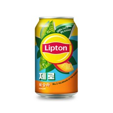 립톤 아이스티 복숭아 제로, 355ml, 48개