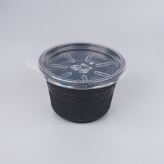 일회용 국물용기 105파이 EL-10566 대 블랙 1000개세트, 1개