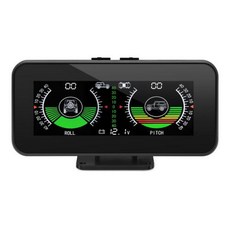 각도 V 디스플레이 12 최신 디지털 자동차 모든 M60 피치 M50 오프로드 틸트 4X4 HUD GPS 지능형 경사계 액세서리 24V 자동차, 1개, 2) M50 2 IN 1