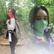 MK스포츠(당일발송) 남성 여성 골프 등산 자전거 조깅 자외선차단 기능선 쿨마스크, L, 블랙