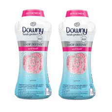  다우니 프레쉬 프로텍트 에이프릴 프레쉬 데이도라이저 향기 지속제 부스터 비즈 20.1oz(570g) 2팩 Downy Fresh Protect April Fresh, 963.9g, 2개 