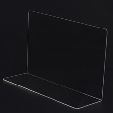 L형 투명 아크릴 칸막이 대형 테이블칸막이투명 투명가림판, 1개