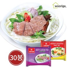 비폰 포보 베트남 쌀국수 소고기맛 60g×30봉 닭고기맛/칠리소스