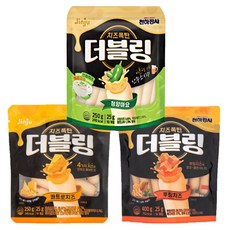 천하장사 소시지 더블링 3종 콰트로치즈+청양마요+뿌링치즈(결합상품)