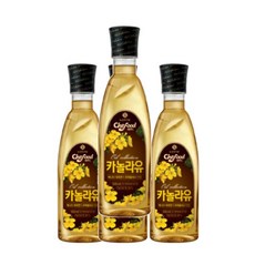 롯데웰푸드 카놀라유 500ml x 4개 엄소용 간편식 자취템, 24개