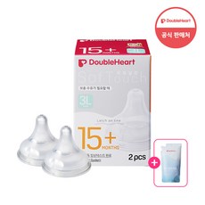 더블하트 모유실감 3세대 젖꼭지+젖병세정제 거품형 650ml 증정, 6개, 6단계 (3L/12개월~)
