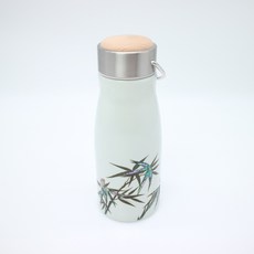 다소반 자개 난초 텀블러 스텐 350ml, 화이트, 1개