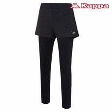 KAPPA 카파 여자 투인원 반바지 레깅스 차콜