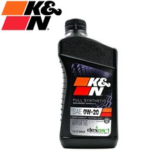 K&N KN 울트라 프리미엄 100% 합성 엔진오일 OW20 SP SN PLUS DEXOS1 GEN3 가솔린용, 1개, 946ml