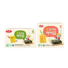 [베베스트] 처음먹는 오가닉 아이김 2종 칼슘 퓨어, 15g, 5세트, [혼합] 퓨어 + 칼슘 - 또또맘오가닉아이김