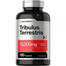 Horbaach Tribulus Terrestris 호르바흐 트리뷸러스 테레스트리스 15000mg 180캡슐, 2개, 180정