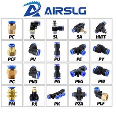 공압 에어 피팅 스트레이트 호스 커넥터 PC PCF PL PLF PH SL PX PB PD 4mm 6mm 8mm 나사 1/8 인치 1/4 3/8 1/2 퀵 커플링, [02] PL, [03] 4-02 (4mm-1l4)