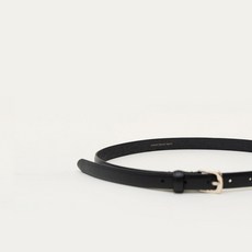 킨더살몬 SS22 Leather Belt Black