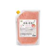 뉴뜨레 냉동 과육꾹꾹 복숭아청, 1개, 1kg