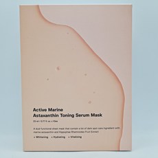 성분에디터 액티브마린 아스타잔틴 토닝 세럼 마스크 23ml /GV, 10매