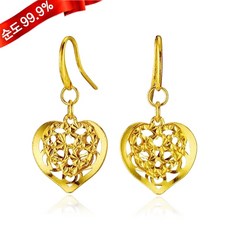 순금하트귀걸이3.75