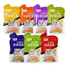 태비 고양이 짜먹는 파우치 30g 반려묘 습식 간식, 야채 - 습식사료