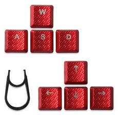 로지텍 G813 G815 G913 G915 TKL RGB 기계식 키보드용 질감 촉감 백라이트 교체 키캡 3 색 8 개, TP.MS.507-R, 8개