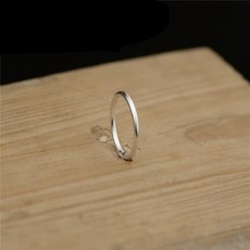 others 라 오 펑 샹 윈 같은 디자인 에 스 990 소계 반지 수공 소권 소 쌍 조리개 광 판 간단 미니 멀 은색 8 호
